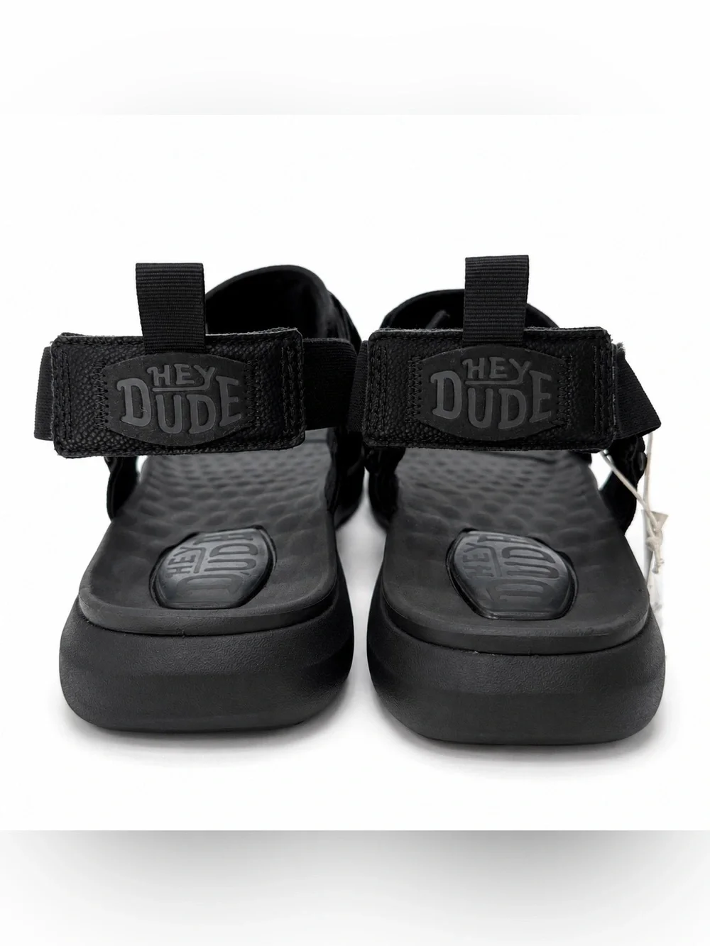 Hey Dude Black Adjustable Strap Sandals Size 13